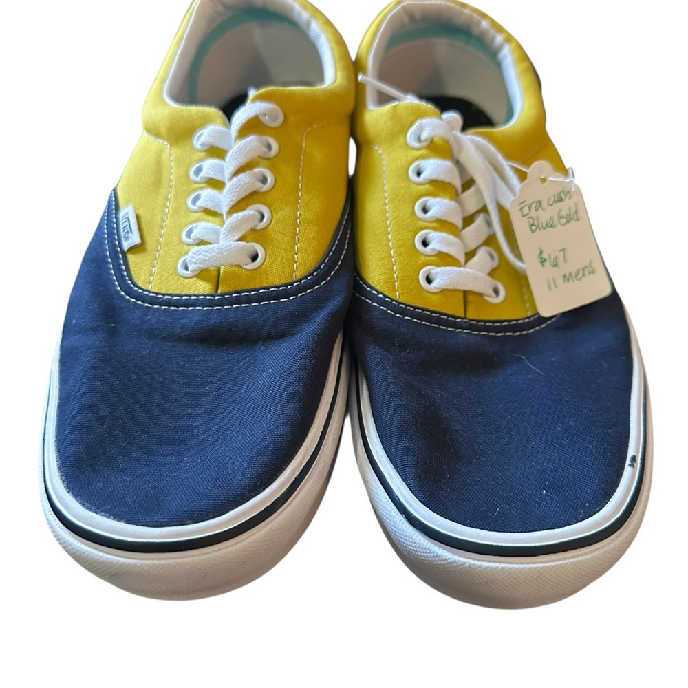Vans Era Crush Blue Gold Sneakers size 11 M - Picture 2 of 6